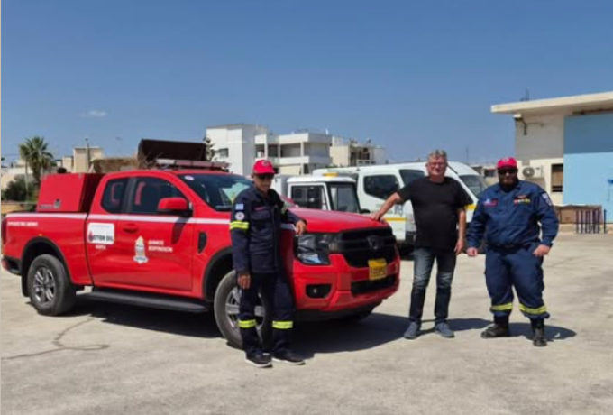 Νέο πυροσβεστικό όχημα στον «ΠΗΓΑΣΟ» – Ενίσχυση της Πολιτικής Προστασίας στην Κορινθία